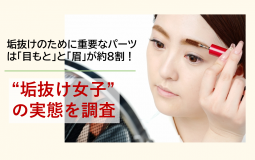 垢抜けのために重要なパーツは「目もと」と「眉」が約8割！<br>～“垢抜け女子”の実態調査～