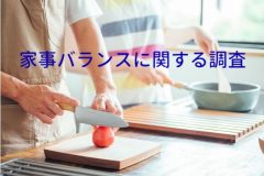 家事バランスに関する調査