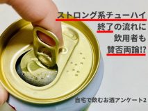 ストロング系チューハイ終了の流れに飲用者も賛否両論⁉｜自宅で飲むお酒アンケート2