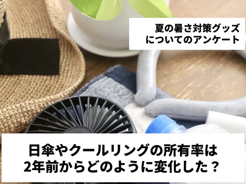 暑さ対策グッズについてのアンケート